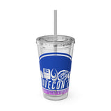 WaveCon 2026 Sunsplash Tumbler with Straw, 16oz