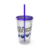 Wavecon 2024 Sunsplash Tumbler with Straw, 16oz