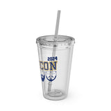 Wavecon 2024 Sunsplash Tumbler with Straw, 16oz