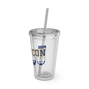 Wavecon 2024 Sunsplash Tumbler with Straw, 16oz