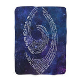 10 Years of Blind Wave Sherpa Fleece Blanket
