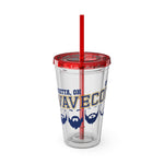 Wavecon 2024 Sunsplash Tumbler with Straw, 16oz