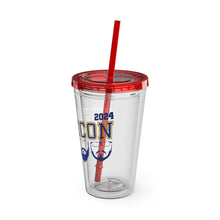 Load image into Gallery viewer, Wavecon 2024 Sunsplash Tumbler with Straw, 16oz
