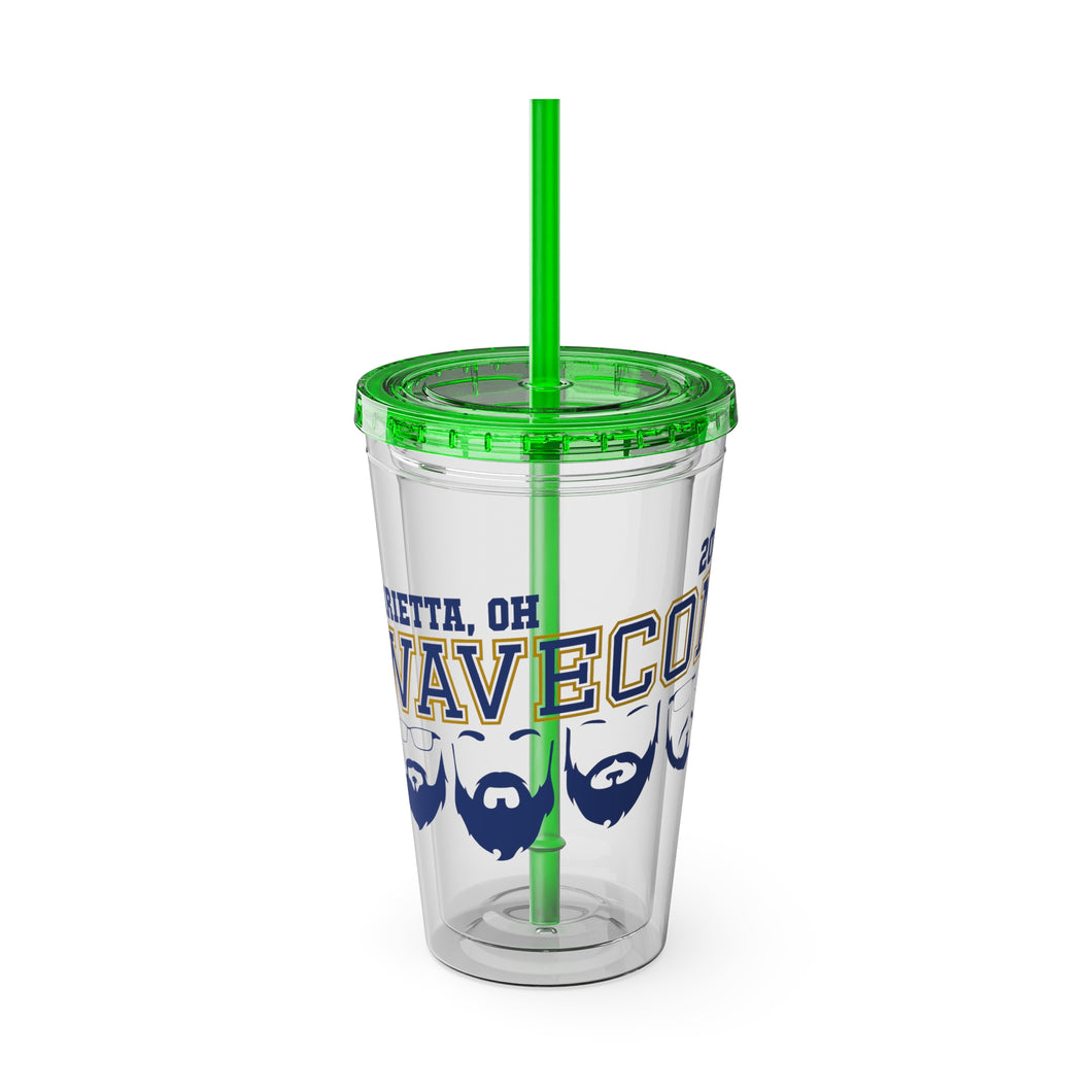 Wavecon 2024 Sunsplash Tumbler with Straw, 16oz