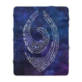 10 Years of Blind Wave Sherpa Fleece Blanket