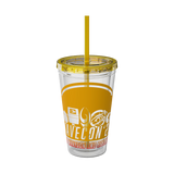 WaveCon 2026 Sunsplash Tumbler with Straw, 16oz