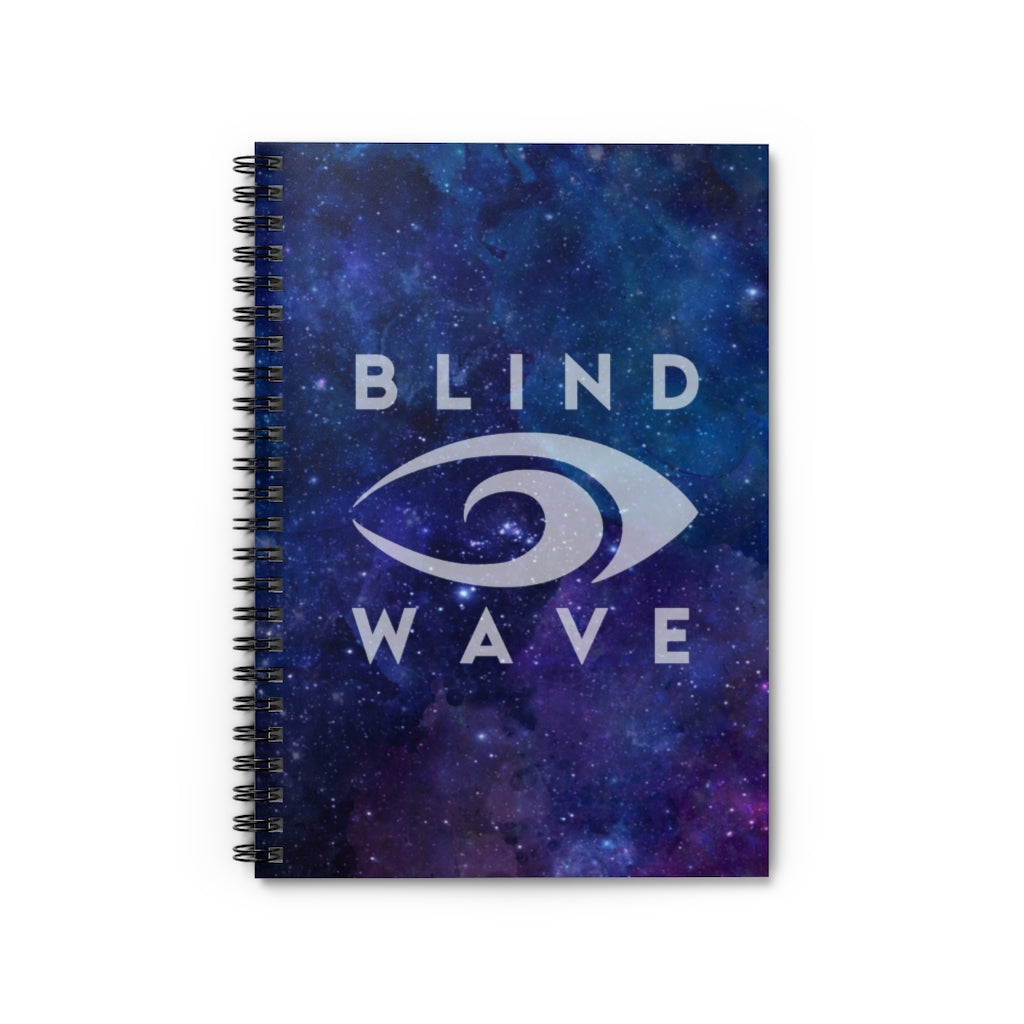 Blind Wave Logo Spiral Notebook - Ruled Line