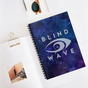 Blind Wave Logo Spiral Notebook - Ruled Line