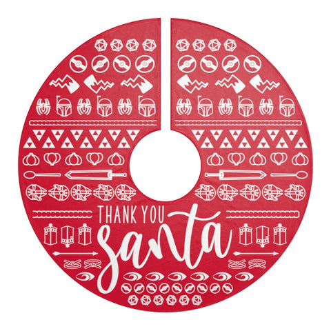 Thank You Santa! Christmas Tree Skirt