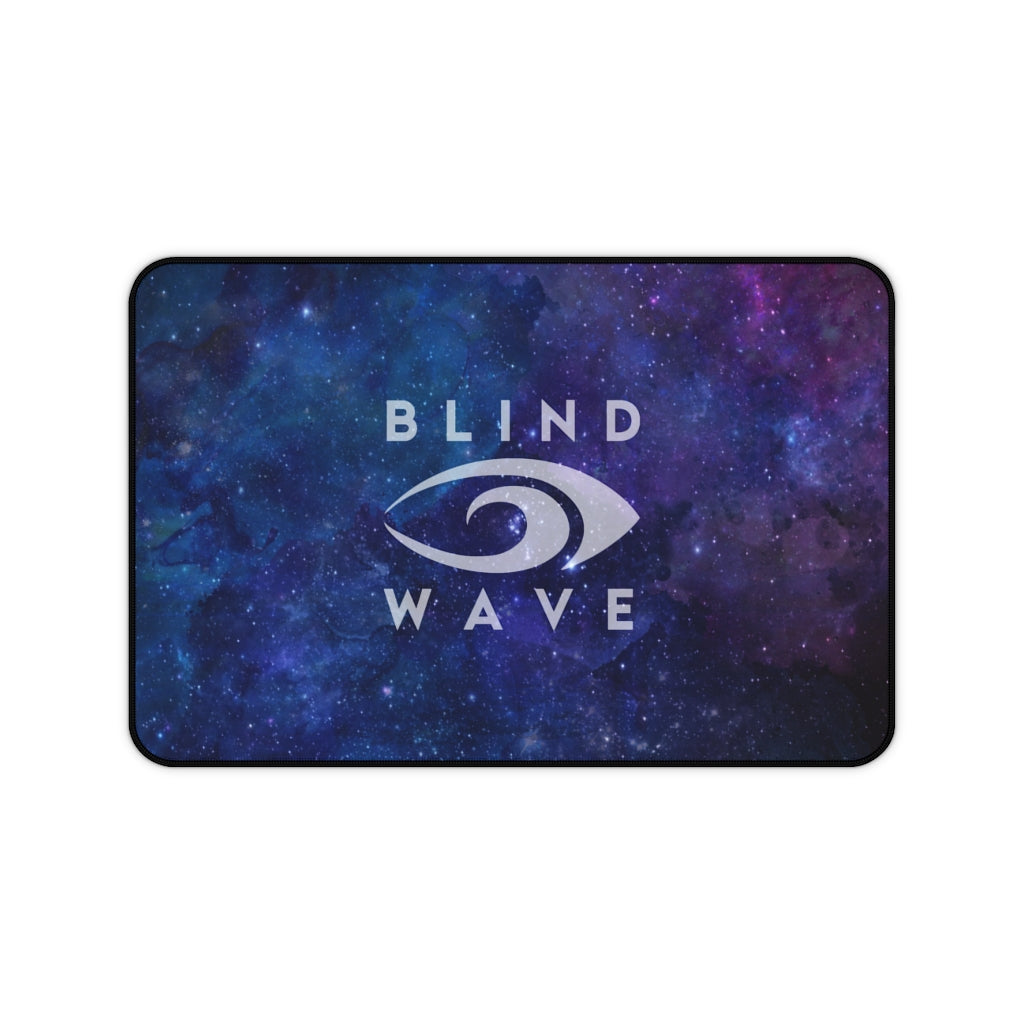 Blind Wave Logo Galaxy Desk Mat