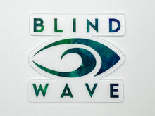 Load image into Gallery viewer, Blind Wave Logo Galaxy Sticker Set (Pack of 4)
