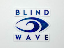 Load image into Gallery viewer, Blind Wave Logo Galaxy Sticker Set (Pack of 4)
