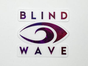 Blind Wave Logo Galaxy Sticker Set (Pack of 4)