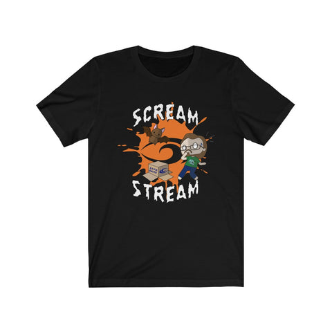 Scream Stream - Spoopy the Bat Unisex Jersey Short Sleeve Tee