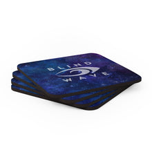 Load image into Gallery viewer, Blind Wave Logo Galaxy Cork Back Coaster
